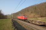 185 595 am 08.03.11 bei Tecknau (CH)