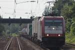 Crossrail 185 594 am 24.8.11 bei der Durchfahrt durch Bonn-Beuel.