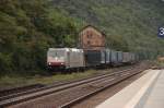 185 579 Crossrail in Kaub am 30/07/2011.