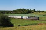 185 571 mit Containerzug bei Edlhausen (25.05.2011)