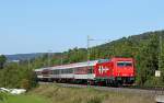 185 606 der HGK mit Sonderzug am 09.09.12 in Haunetal Rothenkirchen 
