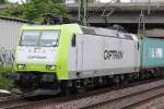 Captrain 185 543 am 31.7.12 in Hamburg-Harburg.