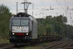 MRCE 185 554 (damals i.E.fr Hectorrail) am 23.9.12 mit dem DGS 42710 bei der Durchfahrt durch Ratingen-Lintorf.