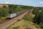 185 677 (PCT) mit ARS-Altmann-Zug bei Laaber (17.08.2012)