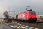 185 589-0 der HGK in Porz Wahn am 14.03.2013