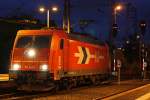 HGK 2065 (185 630) am Abend des 14.10.12 beim warten auf einen Sonderzug in Dsseldorf Hbf.