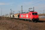 185 588-1 der HGK bei Porz(Rhein) am 27.03.2013