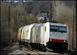 185 637 und 223 155 von PCT Altmann mit Autozug am 13.04.13 in Jossa 