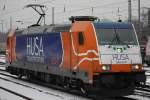 HUSA 185 613 am 23.1.13 als Tfzf in Dsseldorf-Rath.