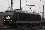 MRCE/OHE 185 546 am 9.3.13 in Oberhausen-West.