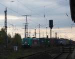 Am 01.11.2013 kam 185 612 mit einem Containerzug durch Stendal und weiter Richtung Magdeburg.