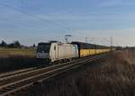 185 672 mit einem ARS-Altmann am 12.01.2014 bei Plattling.