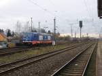 Am 15.02.2014 kam 185 409 mit 246 011 mit einem Düngerzug nach Stendal.Hier rangierte die 185 409 auf ein Nebengleis um dann als Lz Lok in Richtung Magdeburg fort.