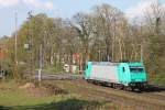 185 618 fuhr am 25.3.14 Lz durch Ratingen-Lintorf.