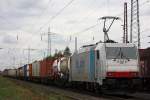 Railpool/RTB Cargo 185 639 am 19.9.13 mit einem KLV in Ratingen-Lintorf.