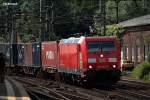 185 325-5 fuhr mit einen containewrzug am 01.08.14 durch hh-harburg