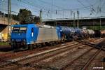 185 521-2 zog einen tankzug durch hh-harburg,datum 22.08.14