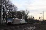 MRCE/boxXpress.de 185 544+Railpool/boxXpress.de 185 638 am 29.12.13 mit dem DGS 69164 in Ratingen-Lintorf.