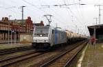 Am 14.04.2015 kam die 185 680-6 von der Rurtalbahn Cargo     (Railpool) aus Richtung Magdeburg nach Stendal und fuhr weiter in Richtung Hannover .