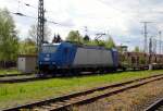 Am 01.05.2015 kam die 185 522-0 von der ITL aus Richtung Salzwedel nach Stendal und fuhr weiter in Richtung Magdeburg .