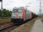 Am 23.05.2015 kam 185 583 mit ihrem Düngerzug aus Richtung Wittenberge nach Stendal und fuhr weiter nach Magdeburg.