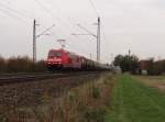 185 406-6 der IGE zu sehen am 14.10.15 in Neu-Ulm.