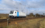 Am 24.03.2016 Rangierfahrt von der die 185 681-4 von der SETG (Railpool) in Borstel .