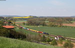 185 567-5 mit einem Containerzug bei Dehnsen 6.5.16