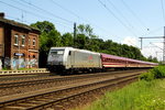 Am 05.06.2016 kam die 185 418-3 von der TXLOGISTIK aus Richtung Magdeburg nach Niederndodeleben und fuhr weiter in Richtung Braunschweig .