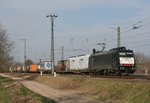 185 571 mit DGS 40245 (SBB, Antwerpen–Gallarate) am 16.03.2016 in Mllheim (Baden)