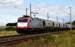 Am 06.07.2016 kam die Neue 185 602-0 von der HSL Logistik ( ex Crossrail ) aus der Richtung Stendal nach Demker und fuhr weiter in Richtung Magdeburg .