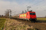 HGK 186 586-5  Heizprofi  HGK in Br�hl, Februar 2018.