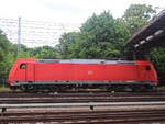 185 397-7 (NVR Nummer 91 80 6185 397-7 D-DB steht im Abstellbereich des ehemaligen Bahnhof Schönefeld am 08.