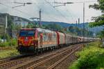 185 077-5  Stahl auf Stahl  DB mit Güterzug in Wuppertal Steinbeck, August 2023.