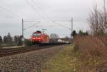 185 142 zu sehen am 13.02.16 mit einem Frankenwaldumleiter an der Schöpsdrehe bei Plauen/V.