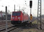 DB Cargo 185 378-7 am 14.03.17 in Gelnhausen Bhf vom Bahnsteig aus fototgrafiert