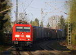 185 364-7 DB kommt als Umleiter mit einem langen Auto-Logistik-Zug aus Norddeutschland nach Aachen-West(D) und kommt aus Richtung Mönchengladbach-Hbf,Rheydt-Hbf,Wickrath,Beckrath,Herrath und