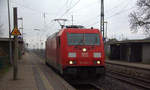 185 205-2 DB kommt als Lokzug aus Neuss-Gbf nach Nievenheim und kommt aus Richtung Neuss-Hbf,Neuss-Süd,Norf,Neuss-Allerheiligen und fährt gleich in den Güterbahnhof von Nievenheim ein.