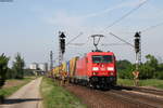 185 356-3 mit dem KT 41930 (Sopron Rendezo-Karlsruhe Gbf) bei Wiesental 18.5.18