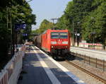 185 041-1 DB kommt mit einem Kesselzug aus Antwerpen-BASF(B) nach Ludwigshafen-BASF(D) und kommt aus Richtung Aachen-West,Aachen-Schanz,Aachen-Hbf,Aachen-Rothe-Erde und fährt durch