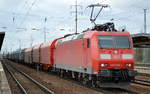 DB Cargo Deutschland AG mit  185 098-1  [NVR-Number: 91 80 6185 098-1 D-DB] und einem gemischten Güterzug am 15.03.19 Bf.