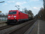 Am 9.3.2011 konnte ich die 185 340-7 mit einem Gemischten Güterzug in Geradstetten nahe Schorndorf Fotografieren.