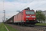 Am Nachmittag des 25.04.2019 fuhr 185 133-6 mit einem leeren  Redbull -Zug nach Bludenz durch dern Haltepunkt von Auggen, welcher sich an der KBS 703  Rheintalbahn  liegt, in Richtung Schweizer