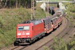 DB 185 295-3 auf der Hamm-Osterfelder Strecke in Recklinghausen 16.4.2020