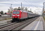 185 081-7 DB als DPE 1895 (Eishockeysonderzug der Schienenverkehrsgesellschaft mbH (SVG)) von Mannheim Hbf nach Berlin Ostbahnhof, mit einer stattlichen Länge von 14 Wagen bzw.