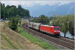 Seit kurzem werden die Novelis - Güterzüge Sierre - Göttingen -Sierre mit DB 185 geführt, dies ist zwar Schade, aber immerhin sind die DB 185 am Genfersee bisher kaum zu sehen