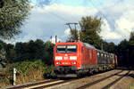 DB 185 049-4 auf der Hamm-Osterfelder Strecke am 12.10.2020 in Datteln.