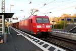 Auch die 185 041-1 ist in Heddesheim/Hirschberg gen Süden fahrend von mit abgelichtet worden am Samstag den 14. November 2020