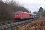 185 239-1 mit dem AUDI-Zug in Neckargerach.8.12.2020  
