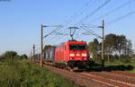 185 328-9 mit dem KT 40009 (Padborg-Basel SBB) bei Borstel 30.5.21  